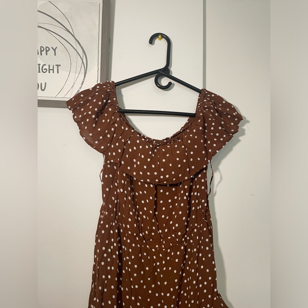 Polka dot mini dress - Picture 4 of 4